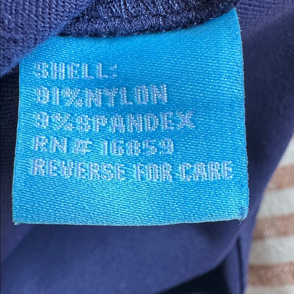 J.McLaughlin Monroe 3/4 Sleeve Navy Blue Button-Down Shirt - Picture 8 of 8